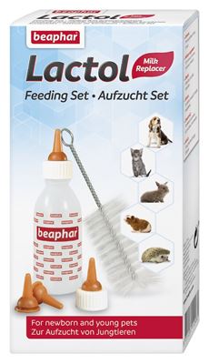 ביהפר לקטול סט בקבוק הנקה - Beaphar lactol feeding set