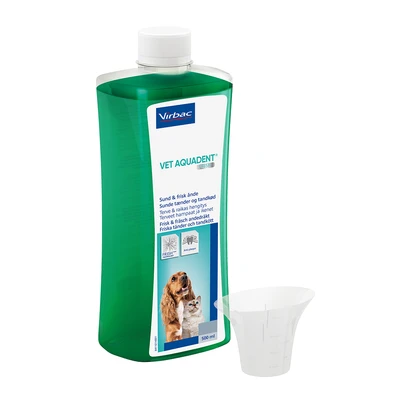 Virbac Vet Aquadent fresh 500ml וט-אקווהדנט פרש, תמיסה דנטלית 500 מ"ל
